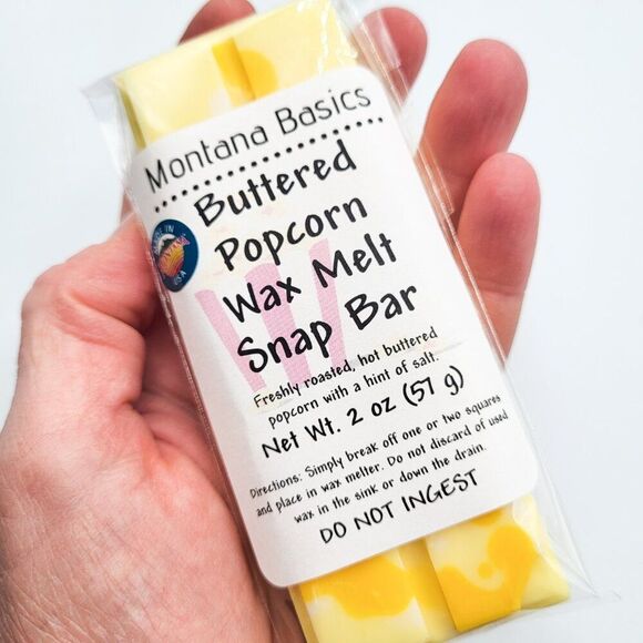 Buttered Popcorn - Wax Melt Snap Bar - Picture 4 of 5